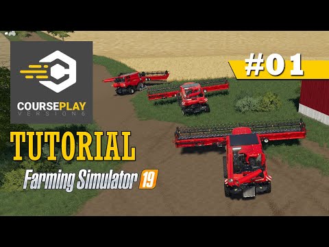 CoursePlay Tutorial: How To Run Multiple Harvesters In One Field | Farming Simulator 19