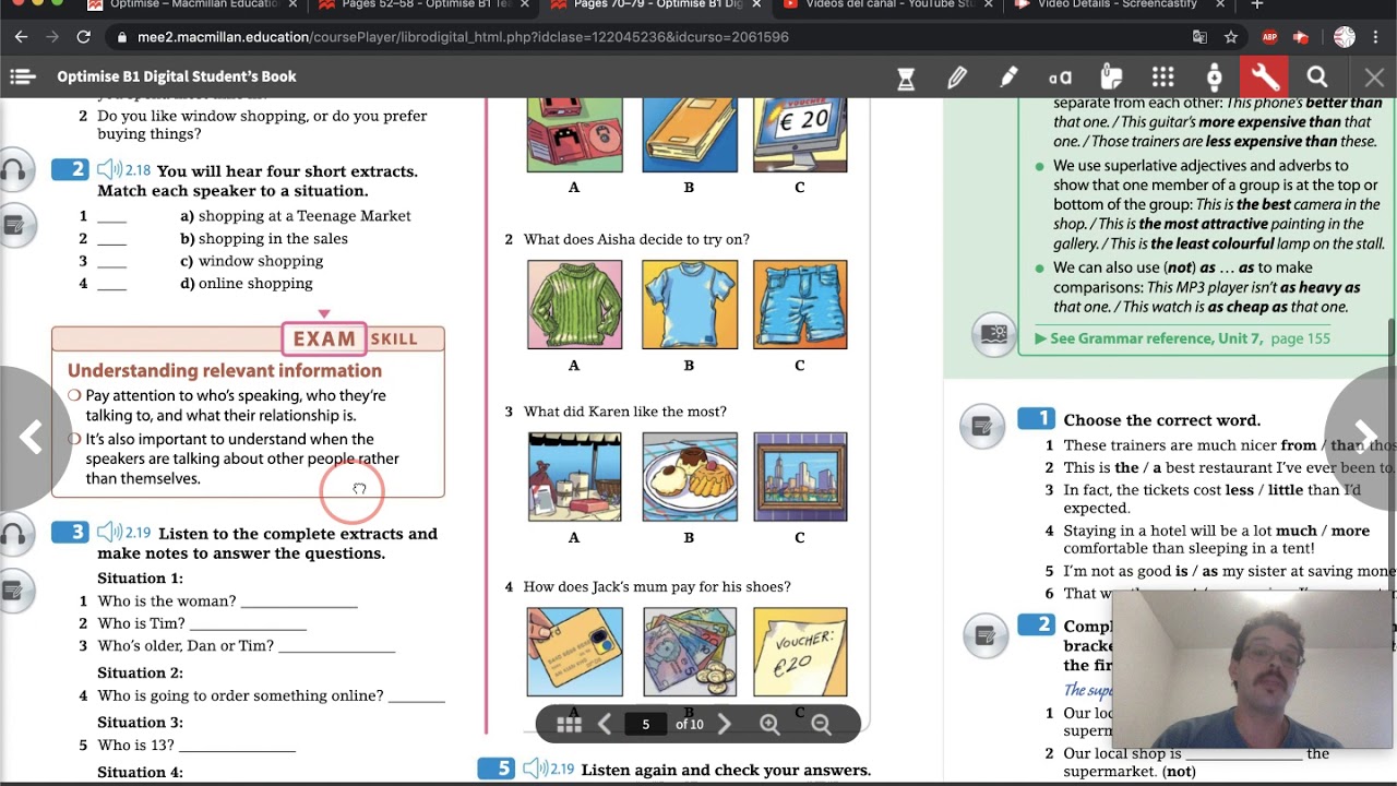Optimise B1 Lesson 12