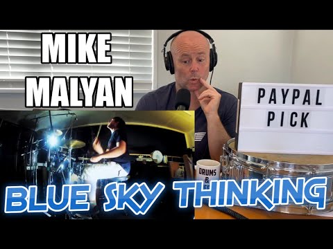 Drum Teacher Reacts: MIKE MALYAN - Blue Sky Thinking - Monuments 'Gnosis' Playthrough(2021 Reaction)