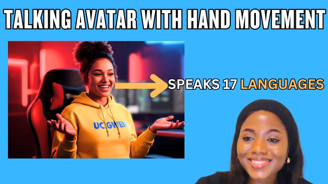 INSANE!!! Create a Talking AI Avatar with Hand Movements and in 17 Languages in Minutes