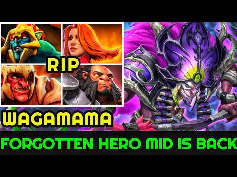 Wagamama [Dazzle] Bring Forgotten Hero Back to Mid No Mercy 7.24 Dota 2
