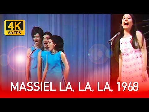 MASSIEL LA LA LA, EUROVISION SPAIN MASSIEL, MASSIEL 1968, 4K