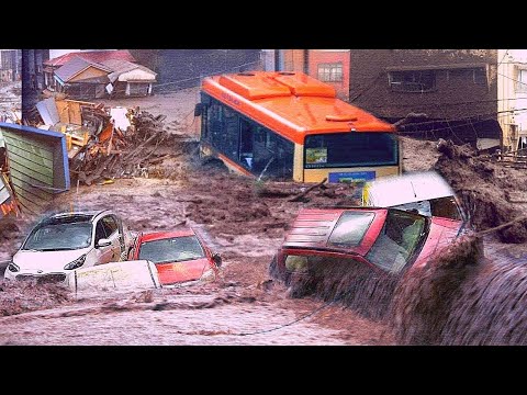 Scary Storm in Italy - Flash flood hits Sicily at Mazara del Vallo