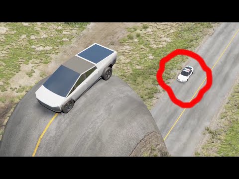 How to drive over a big bulge - BeamNG Drive