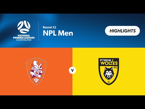 NPL Men Round 22 - Brisbane Roar vs. Wynnum Wolves Highlights