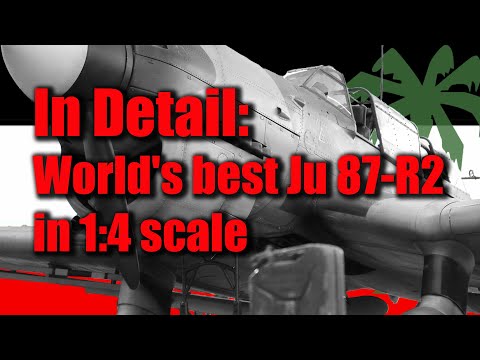The world´s best model of a Stuka Bomber Junkers Ju 87-R2