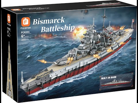 FC Bismarck Battleship Building Block Set