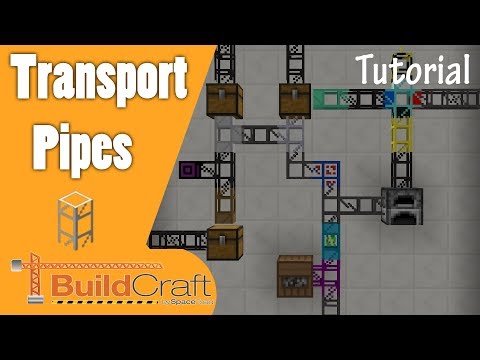 Buildcraft Transport Pipes Tutorial [1.11+]