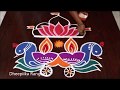 Sankranthi special Ratham muggulu | Chariot kolam for Pongal 2020 by easy rangoli