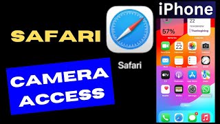 Camera access for all websites in safari iPhone