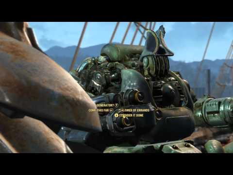 Fallout 4 - Helping Ironsides, USS Constitution taking off