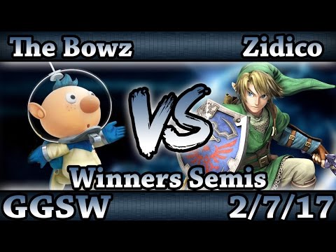 GGSW 19 - The Bowz (Alph) Vs. Zidico (Link) Smash Wii U Winners Semis - Smash 4