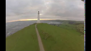 preview picture of video 'Flight over Ulverston Hoad Monument 2014'