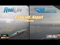 Landing To Dubai Intl Airport OMDB MS Flight Simulator 2020 Vs Real Life Cockpit View HD