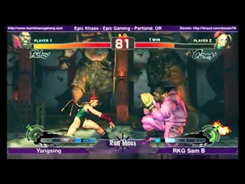 EPIC KHAOS MARCH SSF4 TOP 8 - Yangsing (CAM_BOX) vs RKG SamB (CAM) Losers QF