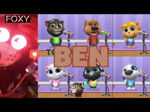 FOXY and FNAF gang singing Sea Shanty PC Edition - 4k