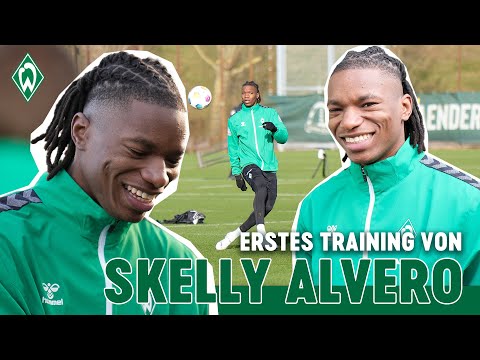 Skelly Alvero | 1. Training mit der Mannschaft | SV Werder Bremen