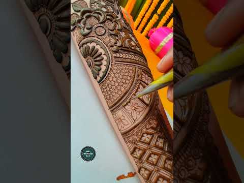 new bridal mehandi design  2022 #henna #bridal #art  kp mehandi art 🥰🥰