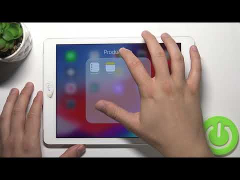 How to Create App Folders on iPad Air 1st Generation Home Screen - Organize Applications
