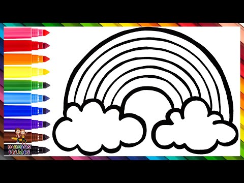 How To Draw A Rainbow 🌈 Drawings and Coloring for Kids