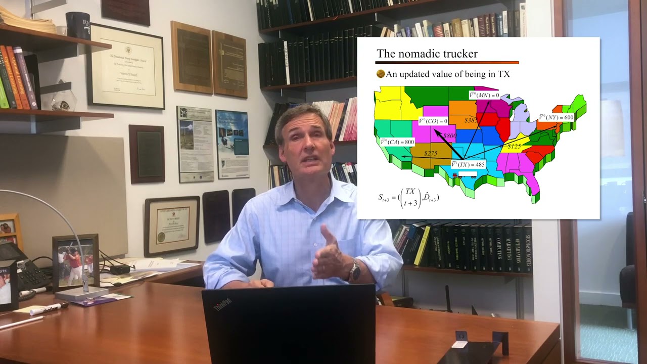 Warren Powell  Approximate dynamic programming Reinforcement learning for fleet management