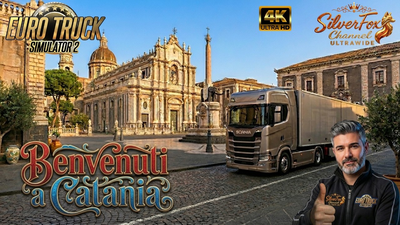 EURO TRUCK SIMULATOR 2 - VERSO CATANIA - GAMEPLAY ITA - PC - PS5 - WALKTHROUGH - ULTRAWIDE - 21:9