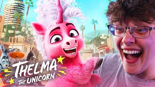 THELMA THE UNICORN Official Trailer REACTION!