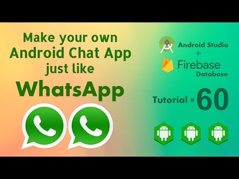 Make an Android App like WhatsApp Firebase Group Chat App Android Studio 01 Project Overview