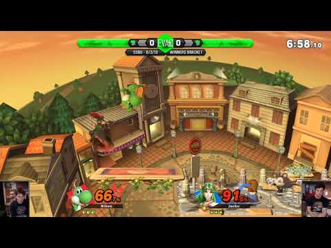 EVAC 8/3/19 - SSBU - Nikes (Yoshi) vs Jacko (Palutena)