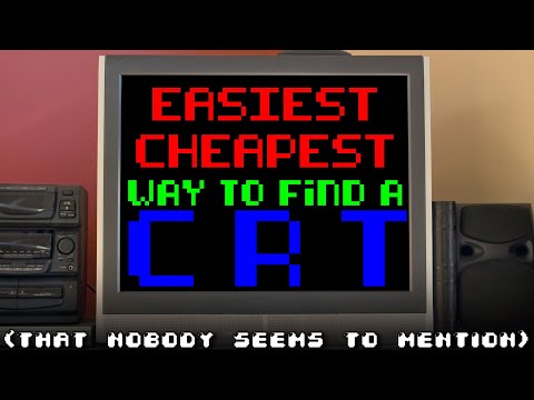 The EASIEST and CHEAPEST way to find a CRT (that nobody ever seems to mention)
