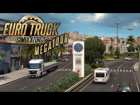 EURO TRUCK SIMULATOR 2 • MEGATOUR 🌍 2.937 Kilometer von KRAKAU (POL) nach ALMEIRA (ESP)