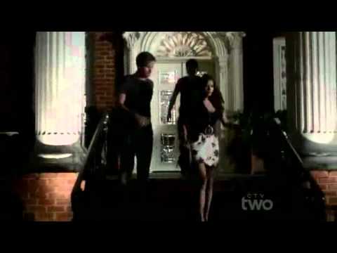 Vampire Diaries 3x04 - Damon, Alaric and Elena - "Your temporary funeral"