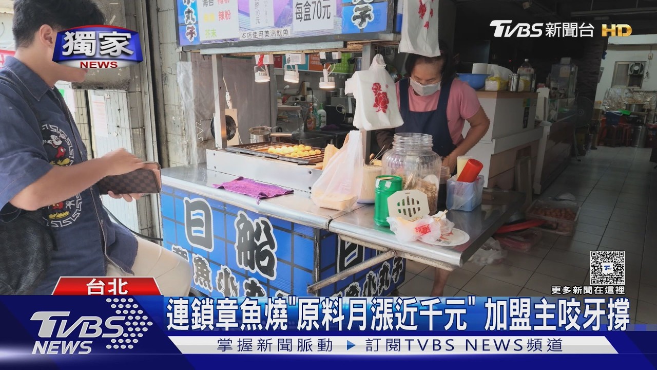 獨家／章魚燒、鹽酥雞成本漲！原物料狂飆「一箱貴1500」業者苦吞