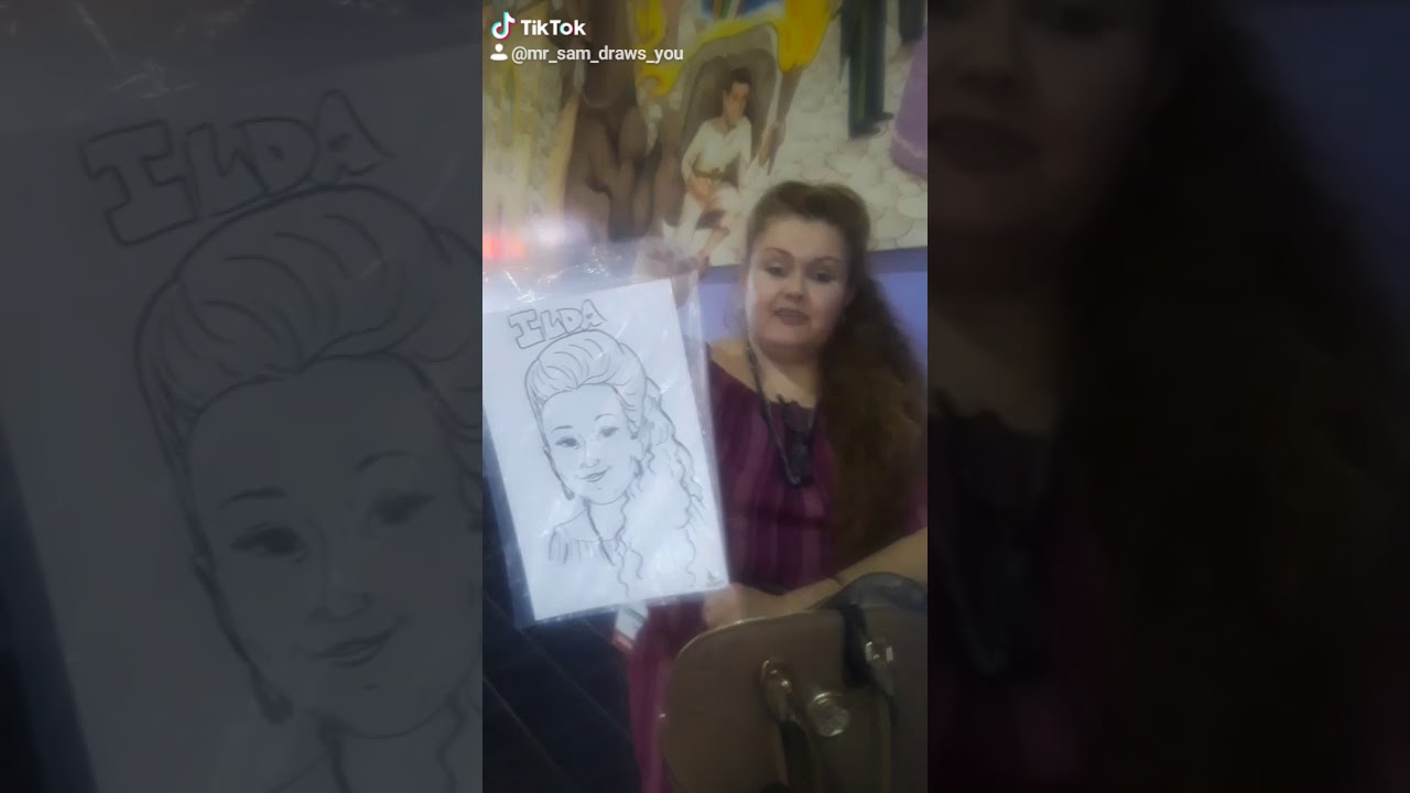 Promotional video thumbnail 2 for Caricatures, The Sam Way!