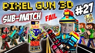 Dad & Son play Pixel Gun 3D! %$@CURSE WORDS#!@ FGTEEV vs. SUBSCRIBERS FAIL! (Part 27)