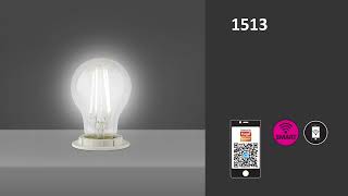 SMART stmievateľná wifi LED žiarovka číra E27/A60/6W/2700-6500K/700lm