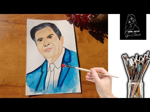 Sir Ratan Tata drawing 😱🥰 full tutorial || step by step || DMK ART'S ❤️