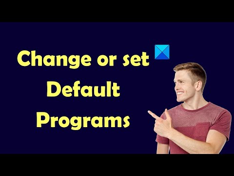 How to change or set Default Programs in Windows 11/10