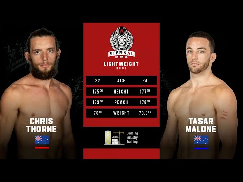 Eternal MMA 54 - Tasar Malone VS Chris Thorne - MMA Fight Video