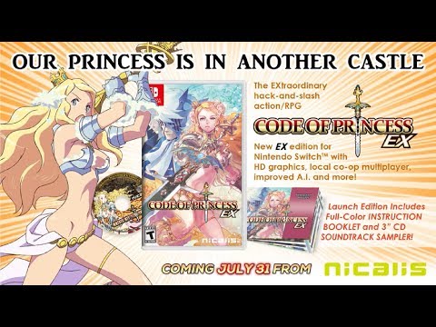 CODE OF PRINCESS EX Coming to Nintendo Switch on July 31! thumbnail