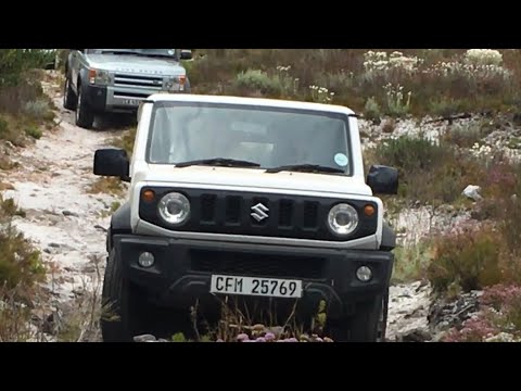 Grabouw 4x4 route - A Suzuki Jimny, 2 Defenders, a Ford Ranger and Discovery 3