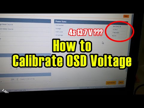 Get accurate battery Voltage in OSD: How to?
