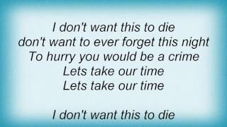 Ryan Cabrera - Let&#39;s Take Our Time Lyrics