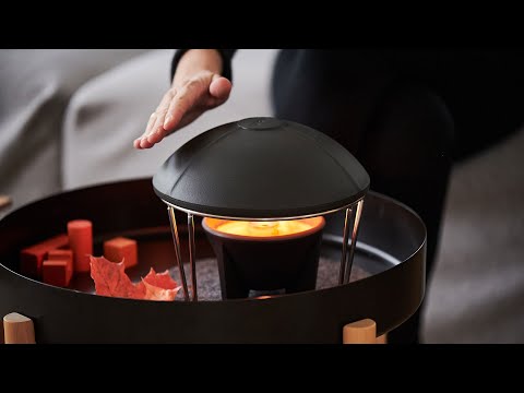 Denk Schmelzfeuer Indoor CeraLava mit Wärmehaube