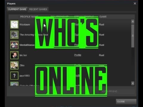 Rexx: Who's online in TSO?- M118