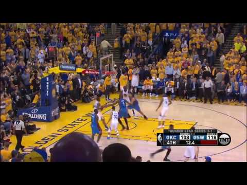 Anthony Morrow's Crazy Shot Thunder vs Warriors Game 5 May 26, 2016 2016 NBA Playoffs