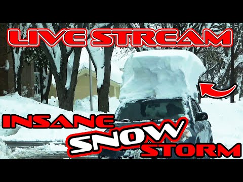 🔴 LIVE - Mountains of SNOW in Buffalo, New York  60" + Insane Lake Effect Snow Storm  - 11/19/2022