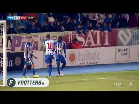 Gol de Yuri. Ponferradina 1-0 Atlético B