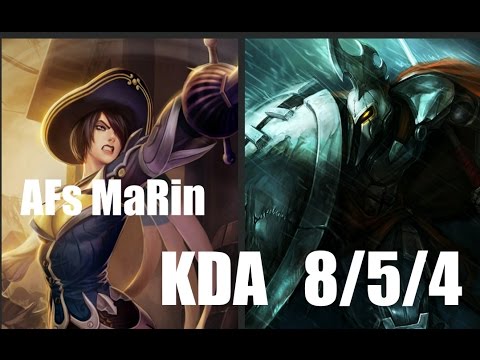 AFs MaRin Fiora vs Pantheon Top Lane Patch 7.7  - League Of Legends Korea Ranked Challenger