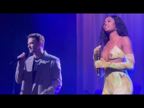 Coco Jones Iconic performance of  “ICU Remix” w/ Justin Timberlake at * NSYNC Reunion concert